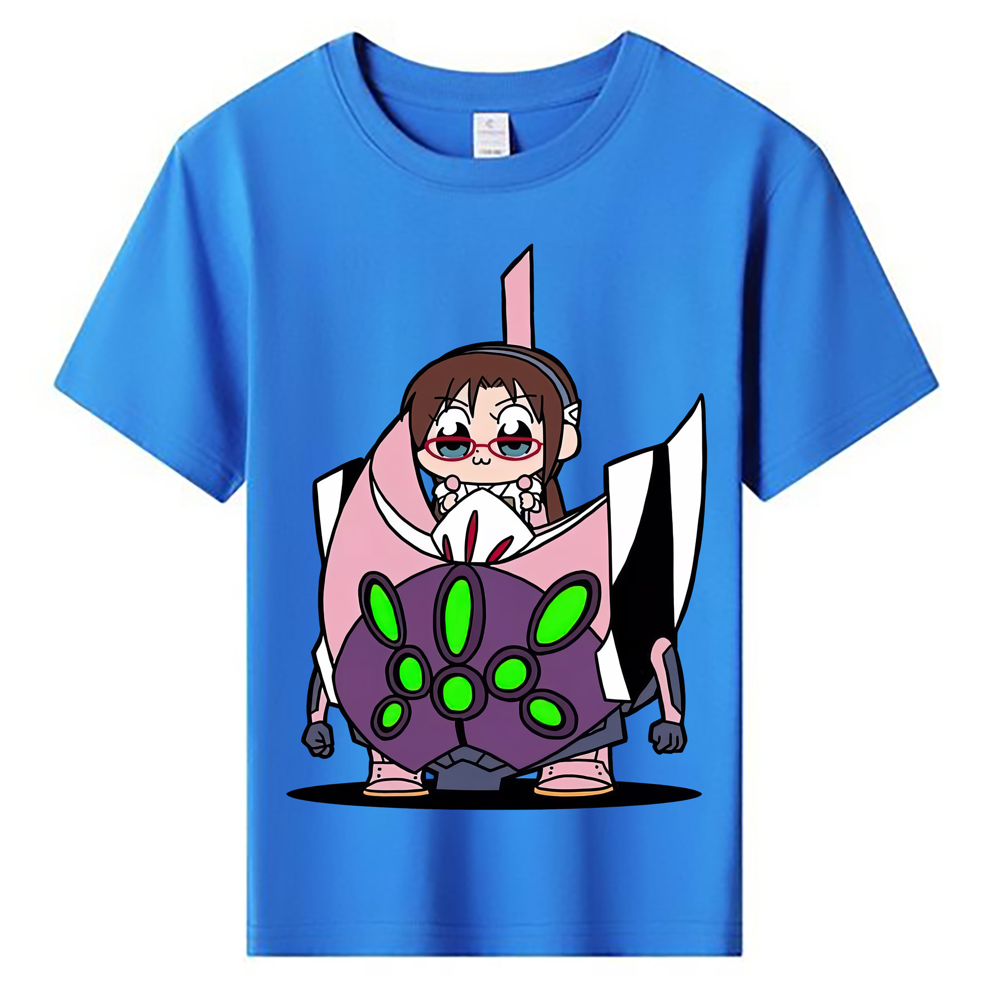 （画像用） EVA 新世紀エヴァンゲリオン 綿100％キッズTシャツ（フロントプリント）